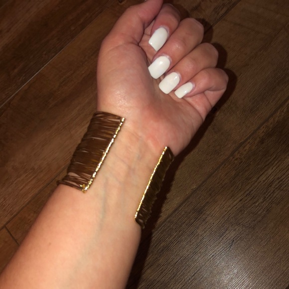 Gold Stacked Bracelet - Picture 2 of 4